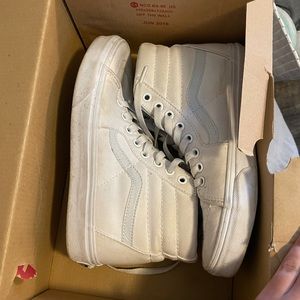 White High Top Vans